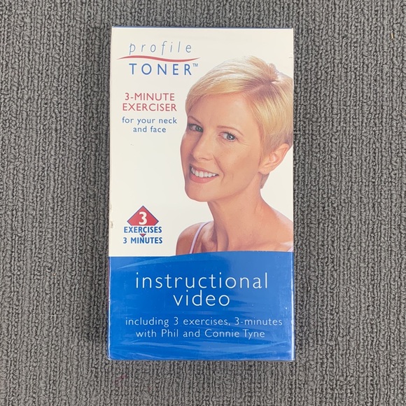 Profile Toner Instructional Video (VHS, 1998) 3-Minute Exerciser New Sealed - Picture 5 of 8